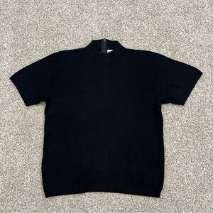 Vintage San Remo Mock Neck Knit Sweater Women's M